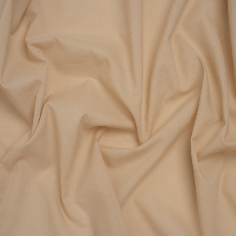 Cotton Voile Lining - Amberlight Beige - Famous Australian Designer Deadstock