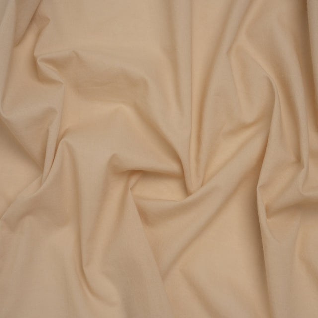 Cotton Voile Lining - Amberlight Beige - Famous Australian Designer Deadstock