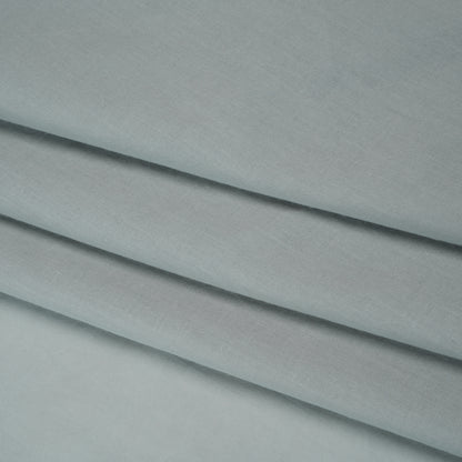 Cotton Voile Lining - Dusty Blue - Famous Australian Designer Deadstock