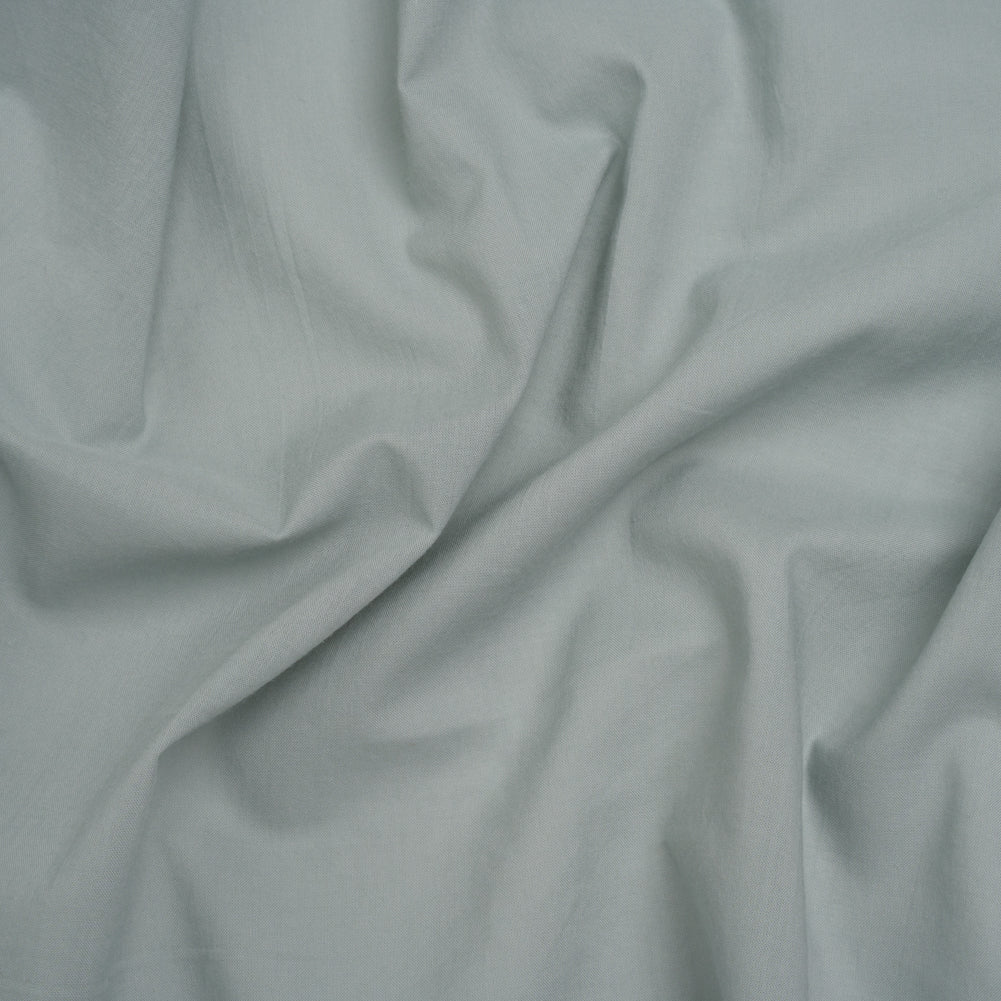 Cotton Voile Lining - Dusty Blue - Famous Australian Designer Deadstock