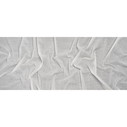 Textured Cotton Voile - Off White - Famous Australian Designer Deadstock