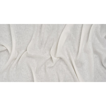 Medium Weight Linen Woven - Ivory - Famous Australian Designer Deadstock