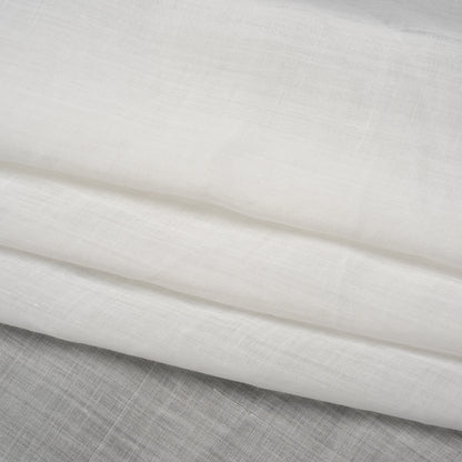 Lightweight Ramie Woven - Off White - Famous Australian Designer Deadstock
