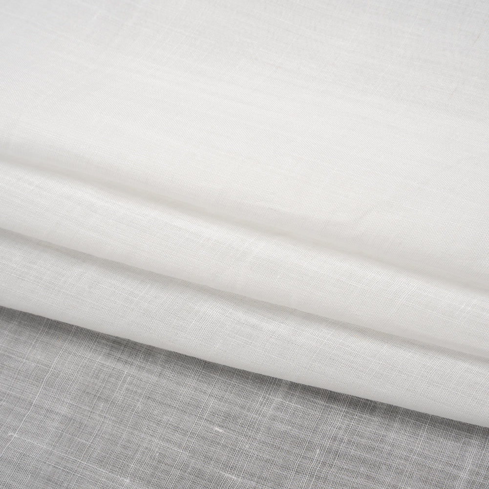 Lightweight Ramie Woven - Ivory - Famous Australian Designer Deadstock