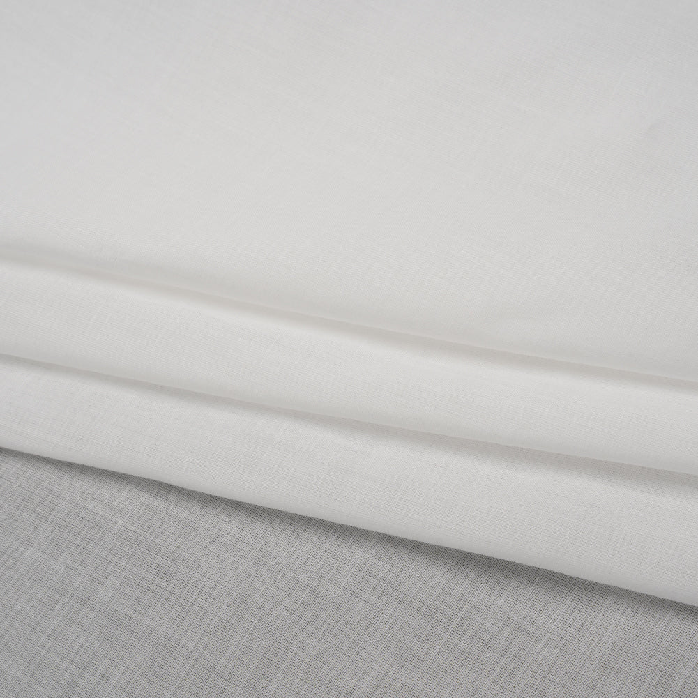 Cotton Voile Lining - Swan White - Famous Australian Designer Deadstock