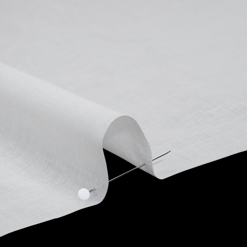 Cotton Voile Lining - Swan White - Famous Australian Designer Deadstock