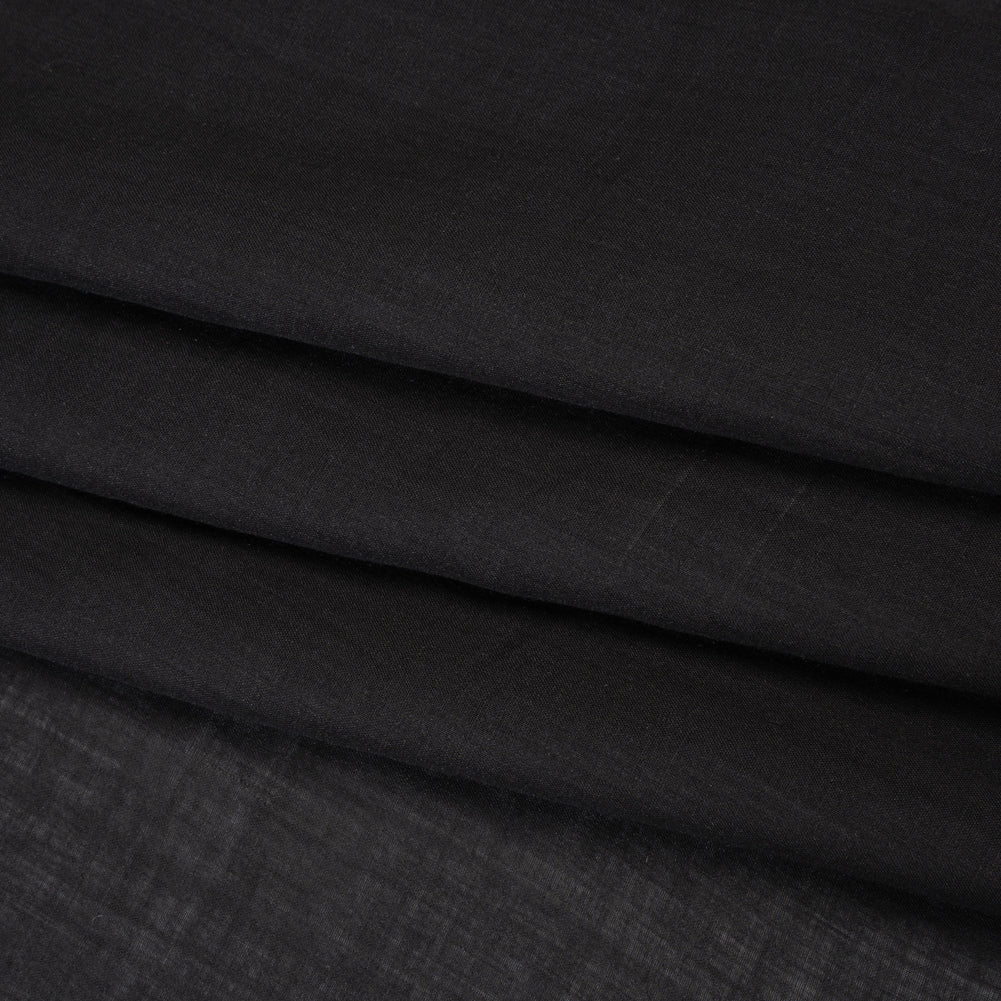 Textured Cotton Lawn - Black