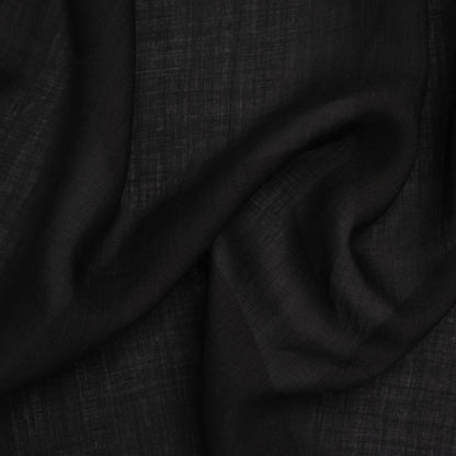 Textured Cotton Lawn - Black