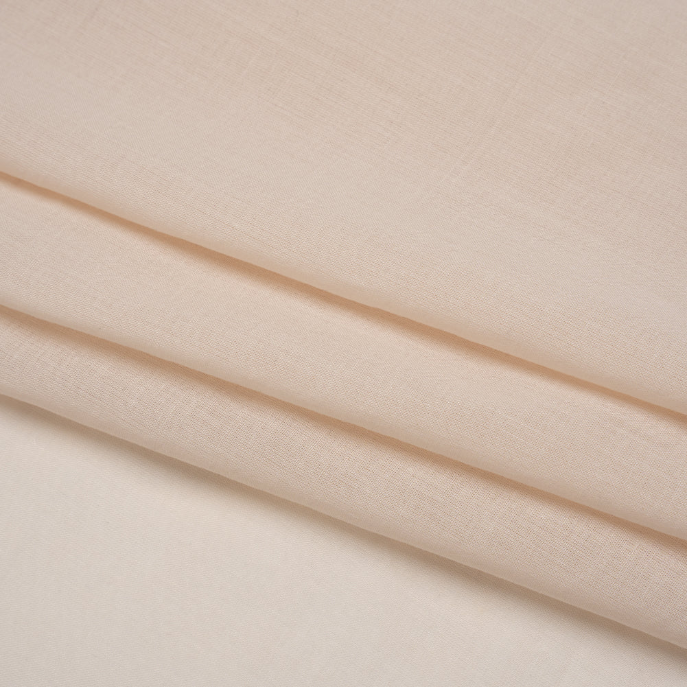 Cotton Voile Lining - Vanilla Cream - Famous Australian Designer Deadstock