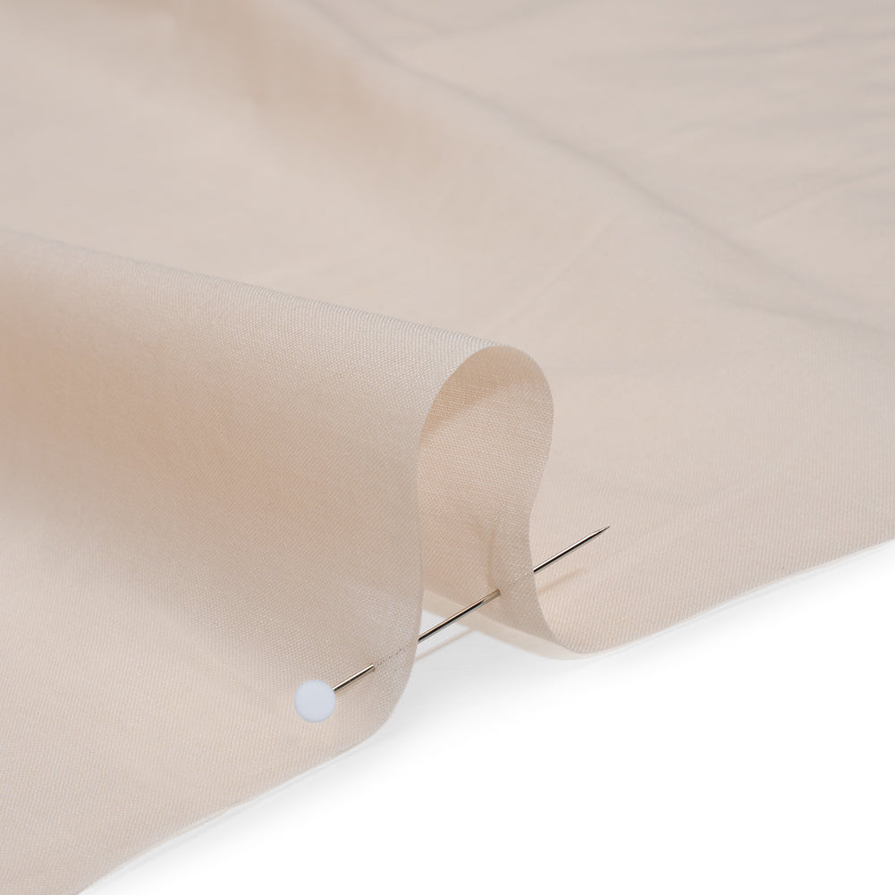 Cotton Voile Lining - Vanilla Cream - Famous Australian Designer Deadstock