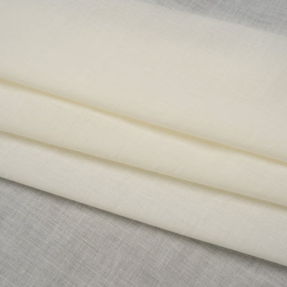 Cotton Voile Lining - Light Cream - Famous Australian Designer Deadstock