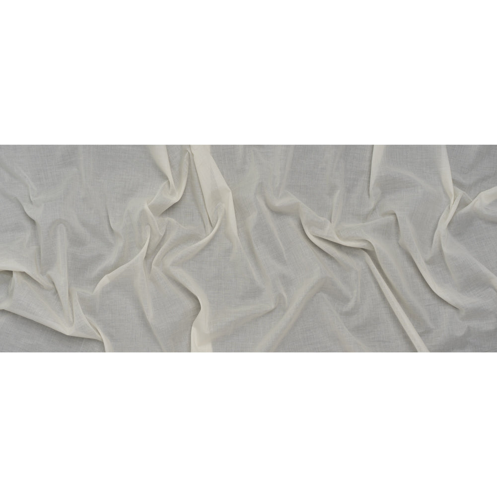 Cotton Voile Lining - Light Cream - Famous Australian Designer Deadstock