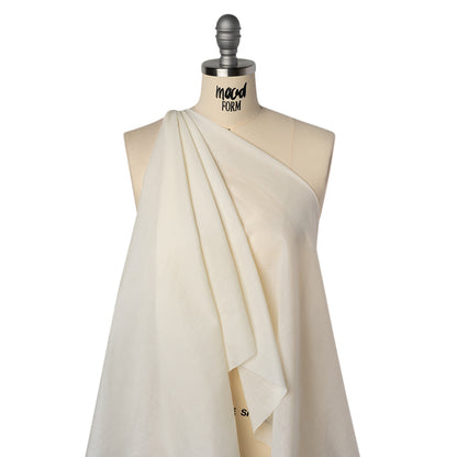 Cotton Voile Lining - Light Cream - Famous Australian Designer Deadstock