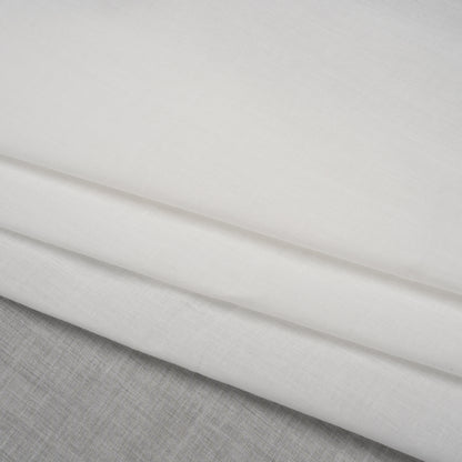 Cotton Voile Lining - Blanc de Blanc - Famous Australian Designer Deadstock