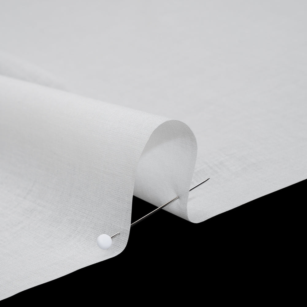 Cotton Voile Lining - Blanc de Blanc - Famous Australian Designer Deadstock