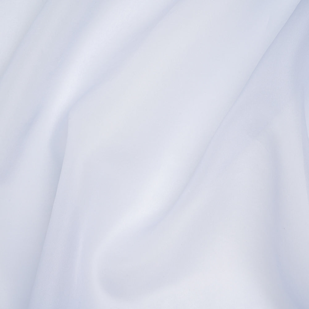 Heavy Silk Organza - Pale Periwinkle - Famous Australian Designer Deadstock
