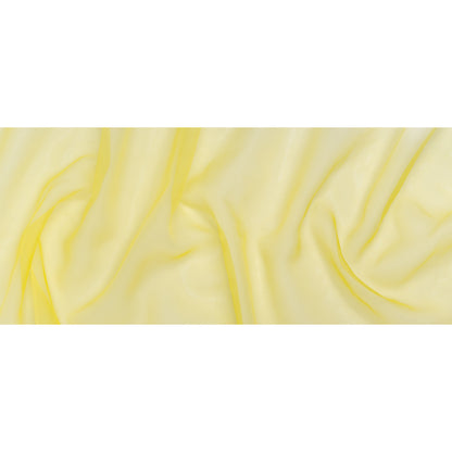 Silk Organza - Lemon Yellow - Famous Australian Designer Deadstock - Full