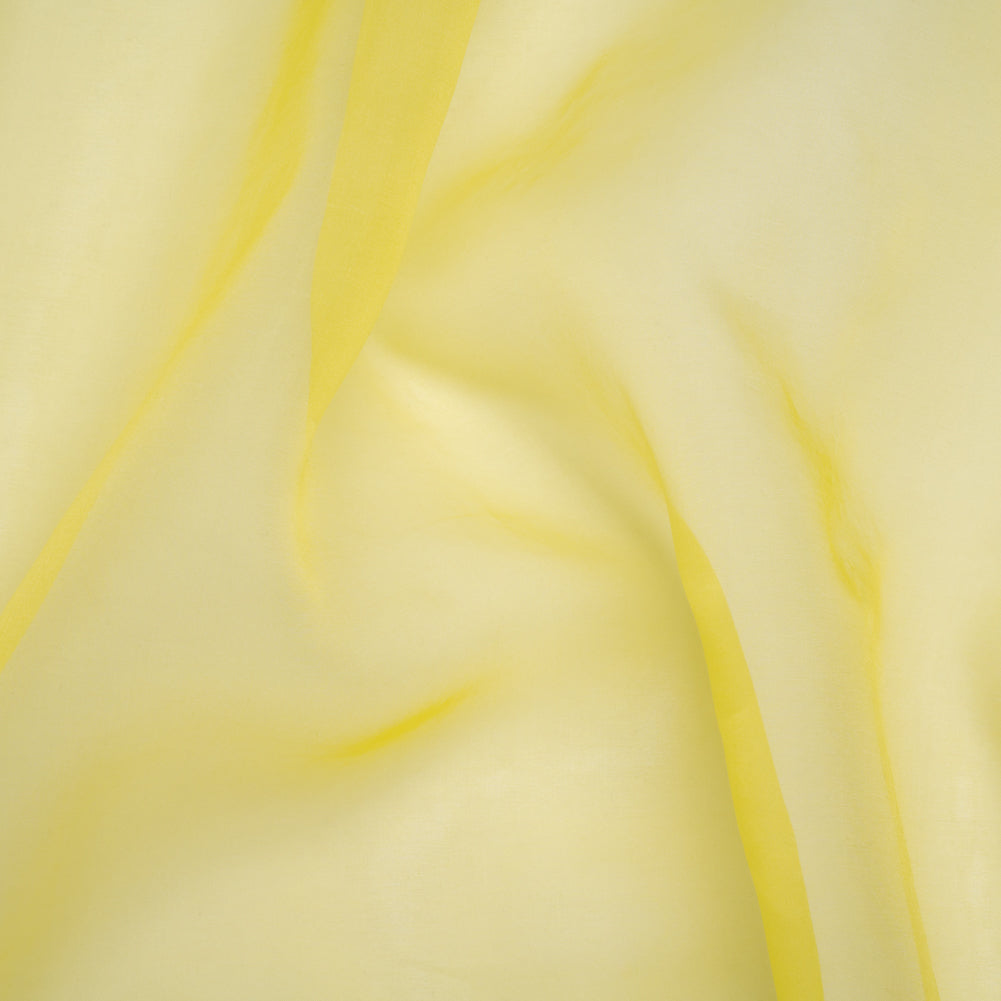Silk Organza - Lemon Yellow - Famous Australian Designer Deadstock