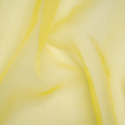 Silk Organza - Lemon Yellow - Famous Australian Designer Deadstock