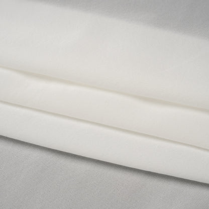 Silk Crepe de Chine - White - Famous Australian Designer Deadstock