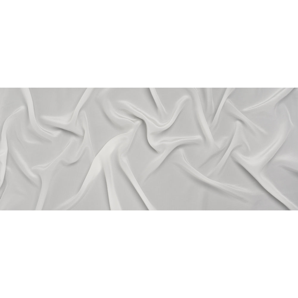 Silk Crepe de Chine - White - Famous Australian Designer Deadstock