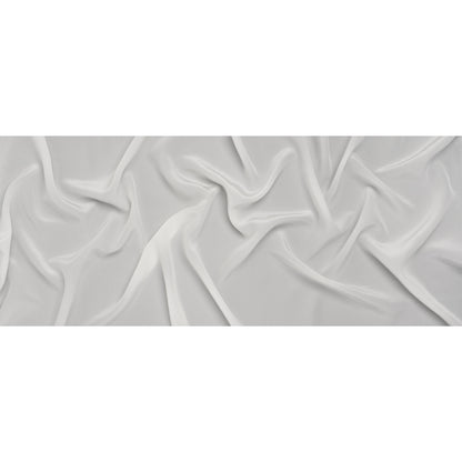 Silk Crepe de Chine - White - Famous Australian Designer Deadstock