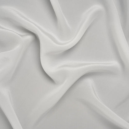 Silk Crepe de Chine - White - Famous Australian Designer Deadstock
