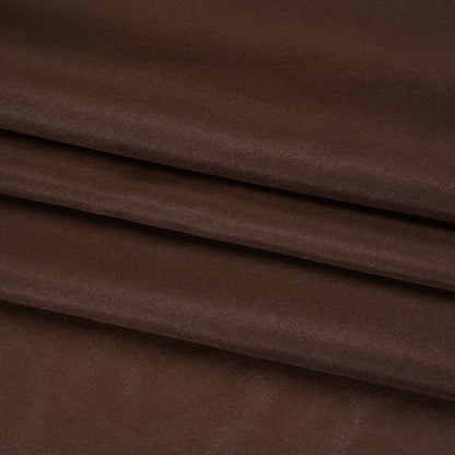 China Silk/Habotai - Brown - Famous Australian Designer Deadstock