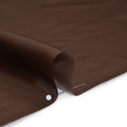 China Silk/Habotai - Brown - Famous Australian Designer Deadstock