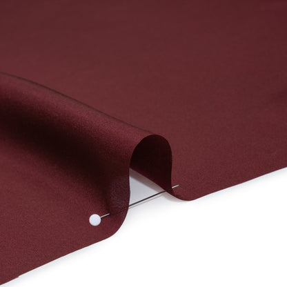 China Silk/Habotai - Wine Red - Famous Australian Designer Deadstock