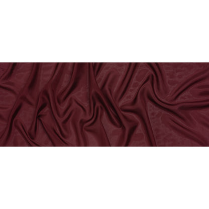 China Silk/Habotai - Wine Red - Famous Australian Designer Deadstock