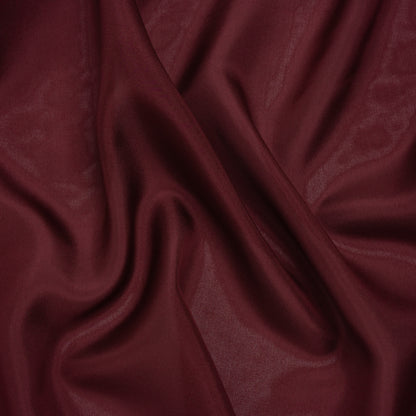 China Silk/Habotai - Wine Red - Famous Australian Designer Deadstock