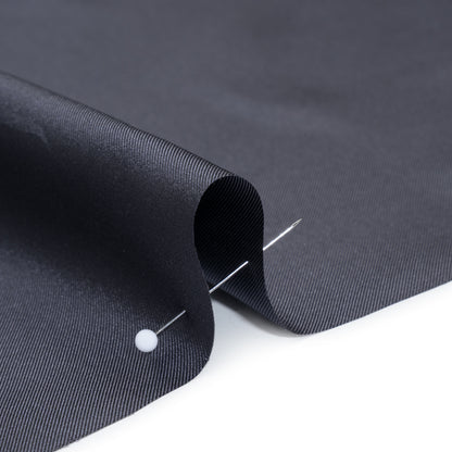 Silk Twill - Gray Navy - Famous Australian Designer Deadstock