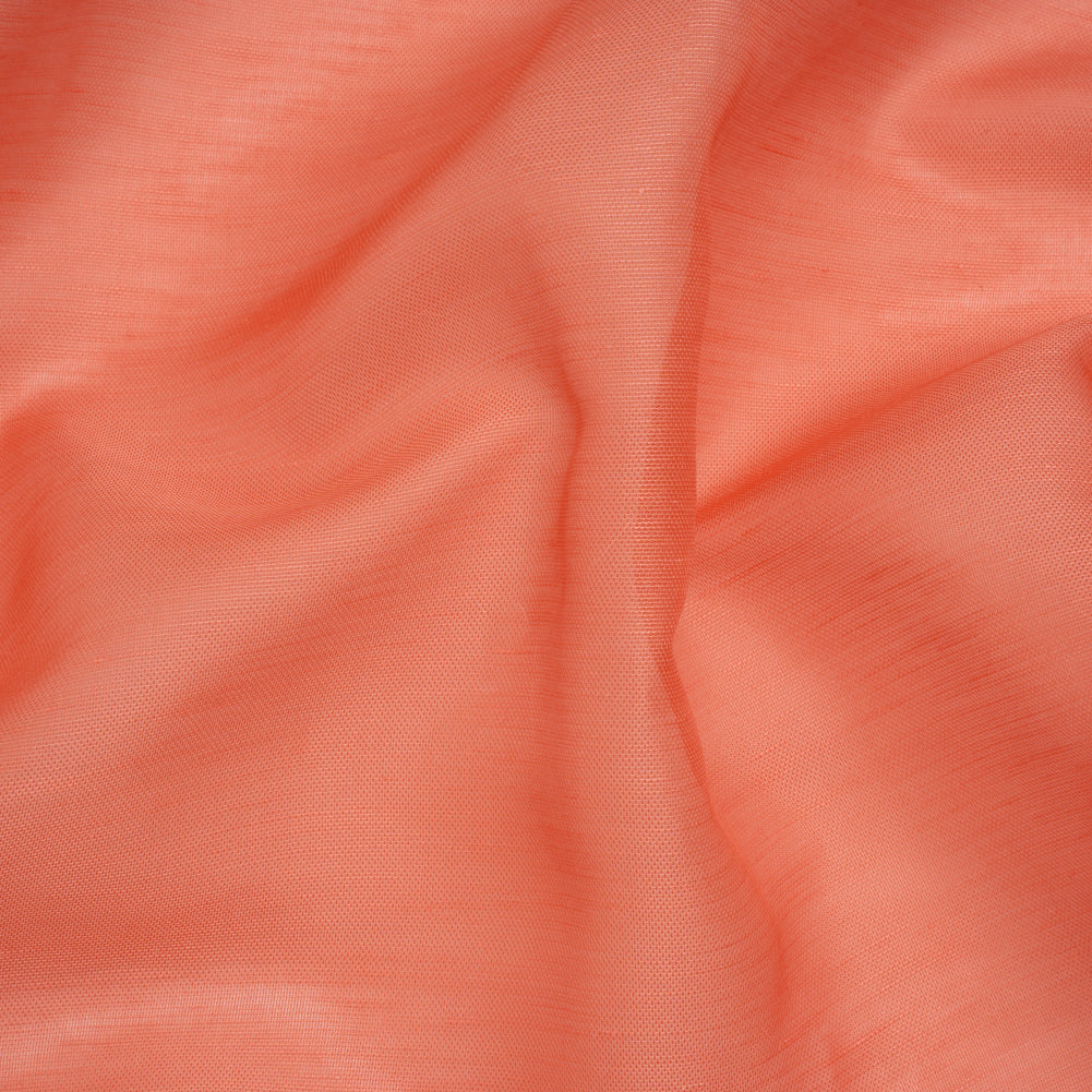 Cotton, Polyester and Silk Scrim - Guava - Famous Australian Designer Deadstock