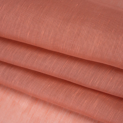 Linen and Silk Scrim - Dusty Rose - Famous Australian Designer Deadstock