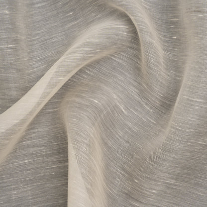 Linen and Silk Scrim - Cream - Famous Australian Designer Deadstock