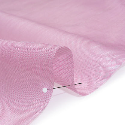 Linen and Silk Scrim - Orchid Pink - Famous Australian Designer Deadstock
