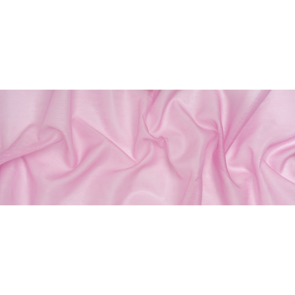 Linen and Silk Scrim - Orchid Pink - Famous Australian Designer Deadstock