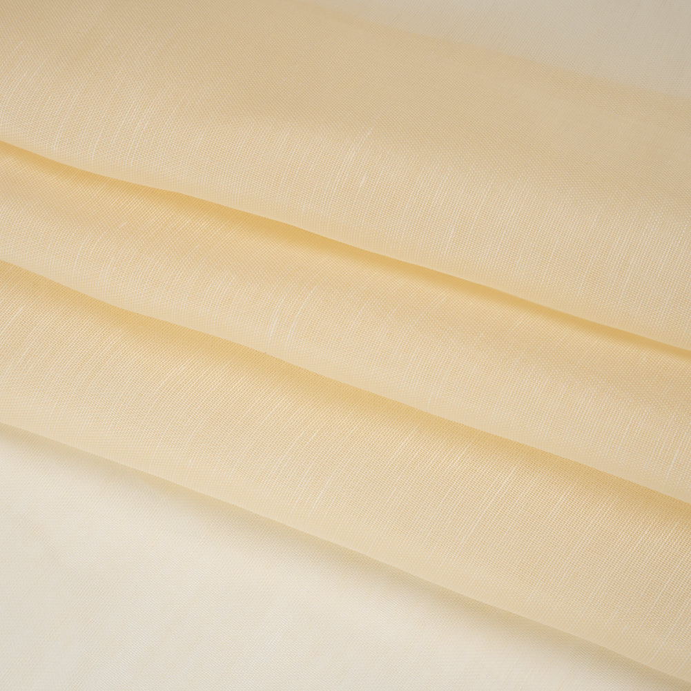 Linen and Silk Scrim - Ecru - Famous Australian Designer Deadstock