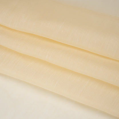 Linen and Silk Scrim - Ecru - Famous Australian Designer Deadstock