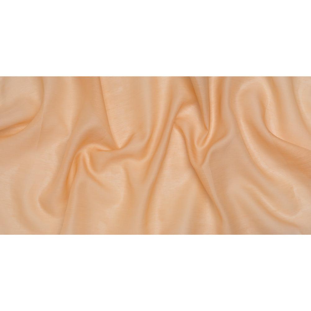 Linen and Silk Scrim - Peachy Nude - Famous Australian Designer Deadstock