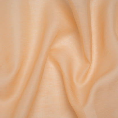 Linen and Silk Scrim - Peachy Nude - Famous Australian Designer Deadstock