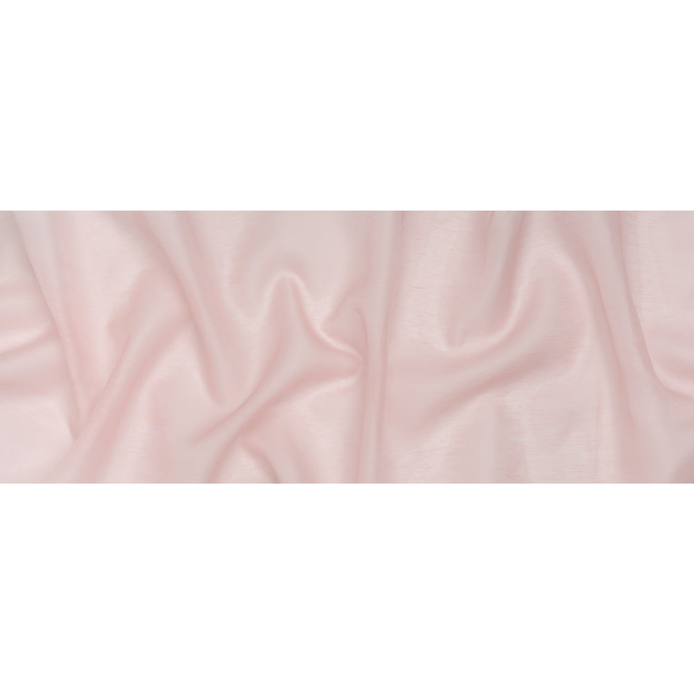 Linen and Silk Scrim - Blush Pink - Famous Australian Designer Deadstock