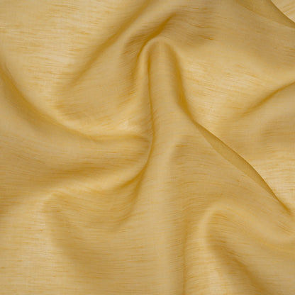 Linen and Silk Scrim - Gold - Famous Australian Designer Deadstock