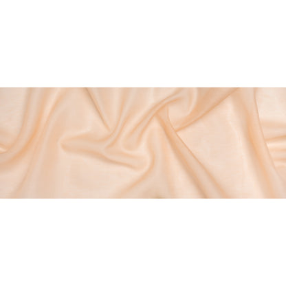 Linen and Silk Scrim - Light Peach - Famous Australian Designer Deadstock