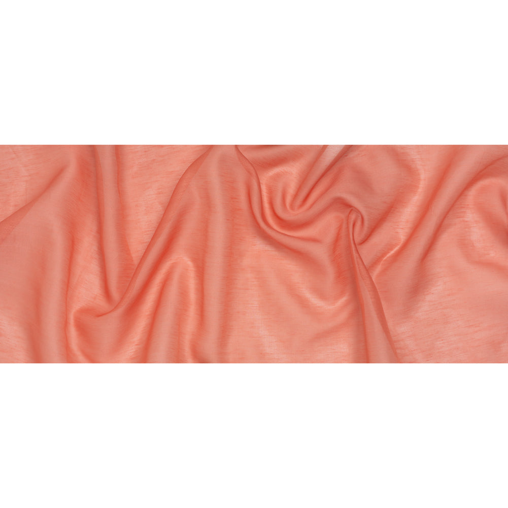 Linen and Silk Scrim - Guava Pink - Famous Australian Designer Deadstock