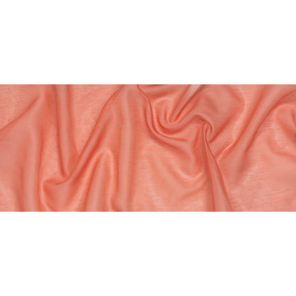 Linen and Silk Scrim - Guava Pink - Famous Australian Designer Deadstock