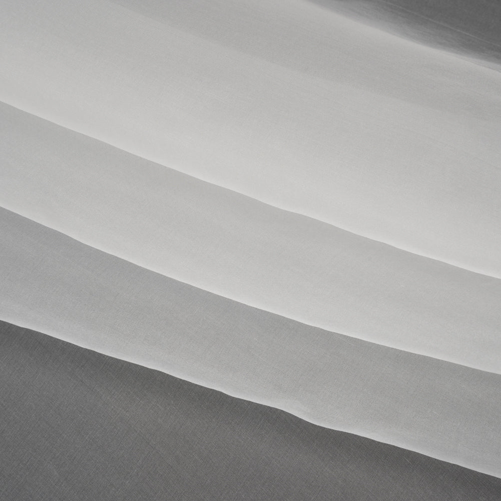 Silk Organza - White - Famous Australian Designer Deadstock Folded