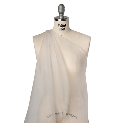 Silk Organza - White - Famous Australian Designer Deadstock Drape
