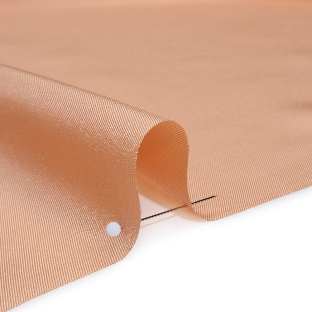 Silk Twill - Peach Pink - Famous Australian Designer Deadstock